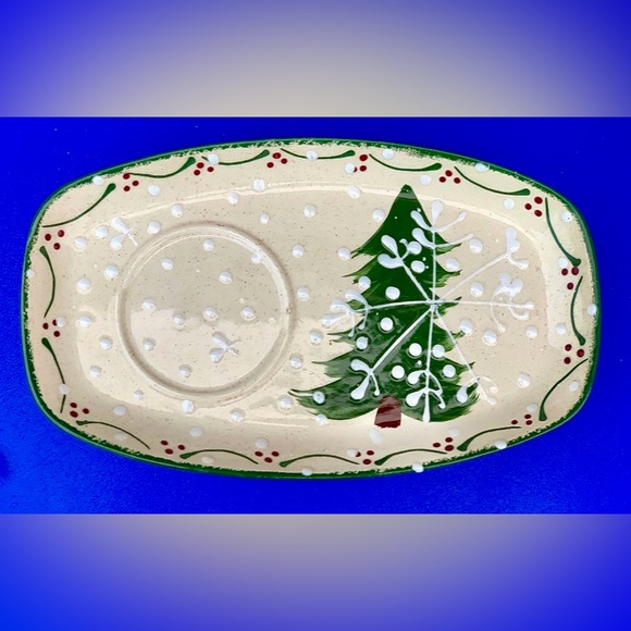 1998 Vintage Expressly Yours Green Sponge Trim Snowman Plate & Mug Set - Picture 9 of 12